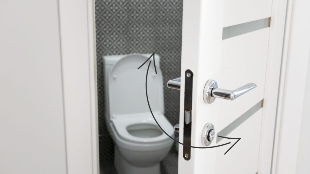 Should Bathroom Doors Open In or Out?