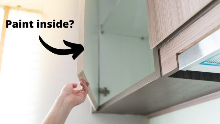 Should Kitchen Cabinets Be Painted Inside?