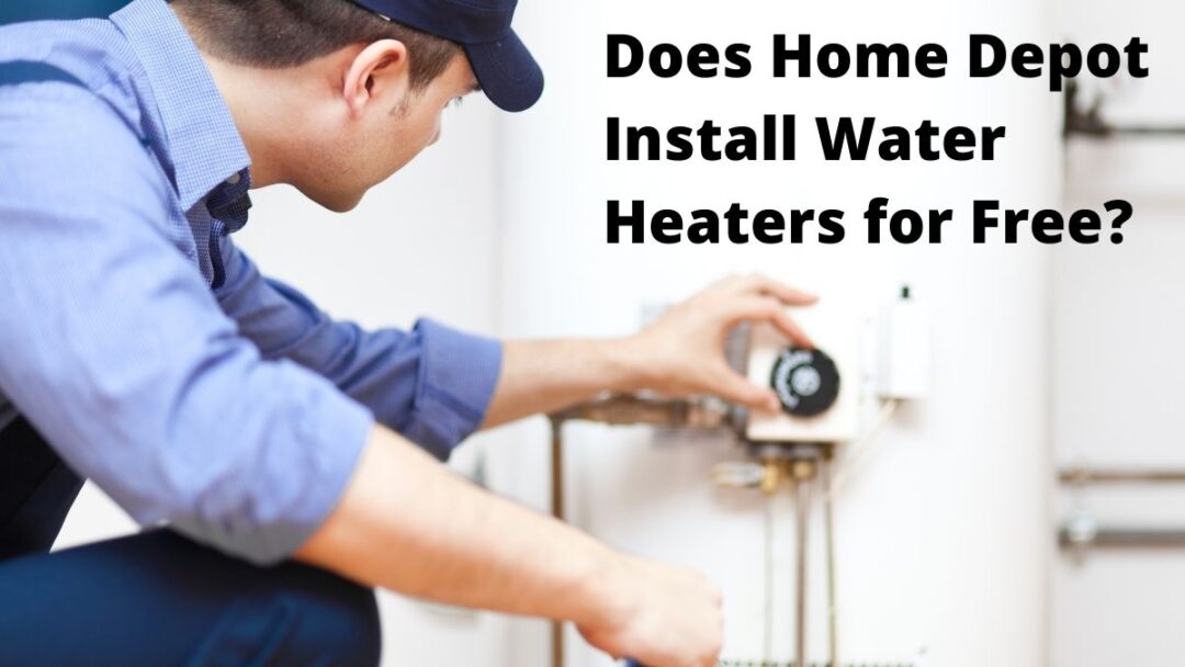 does home depot install hot water heaters