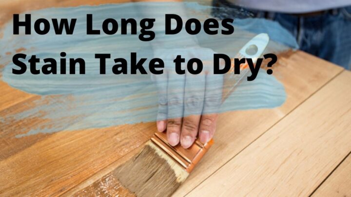 How long does stain to take dry