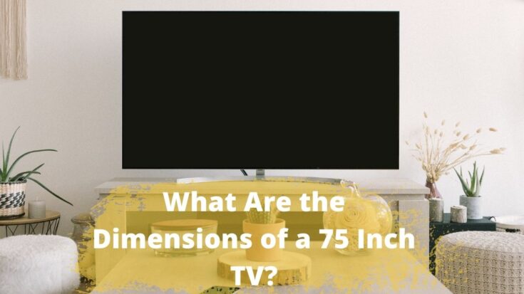 75 Inch TV Dimensions: How Wide is a 75 Inch TV?