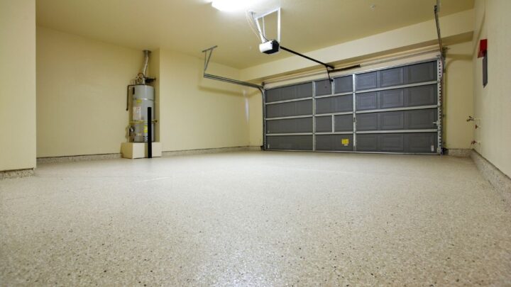 empty garage floor