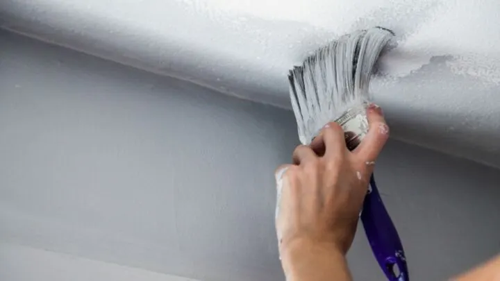 Painting the ceiling