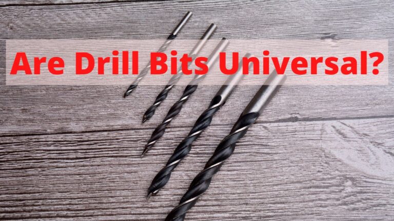 Are Drill Bits Universal