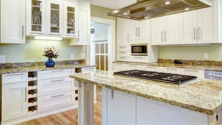 Kitchen island and counter