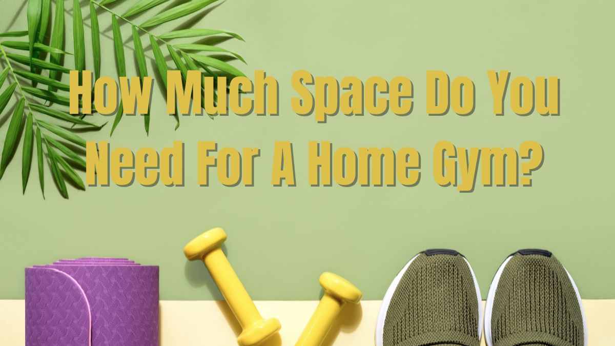 Average size of home gym hot sale