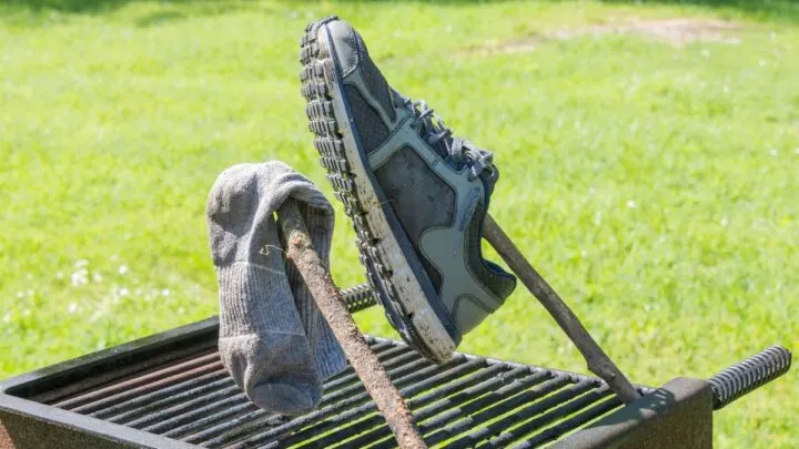 Drying Shoes