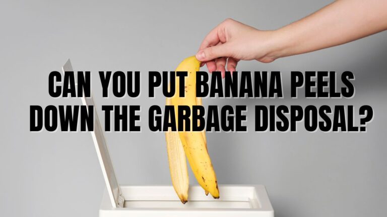 CAN YOU PUT BANANA PEEL DOWN THE GARBAGE DISPOSAL