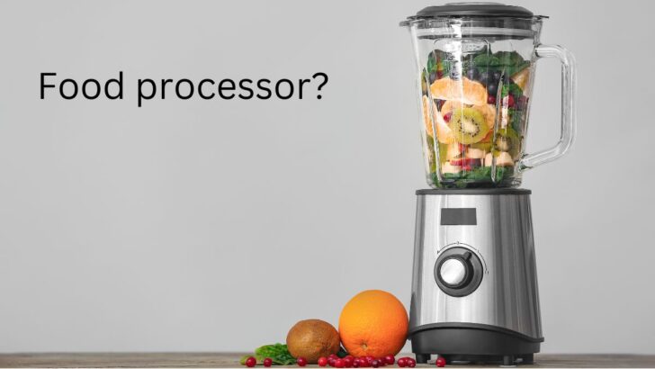 Can A Blender Be Used As a Food Processor?