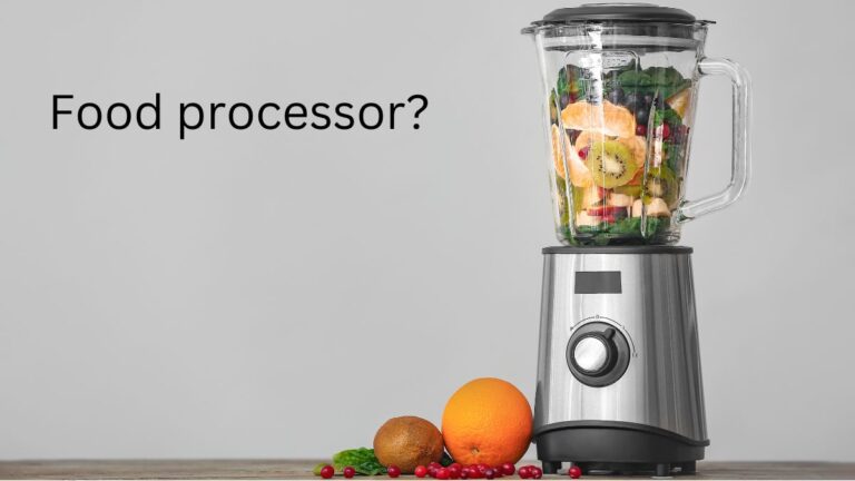 Can A Blender Be Used As A Food Processor