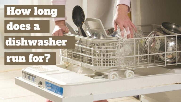 How long does a dishwasher run for?