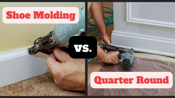 shoe molding vs quarter round