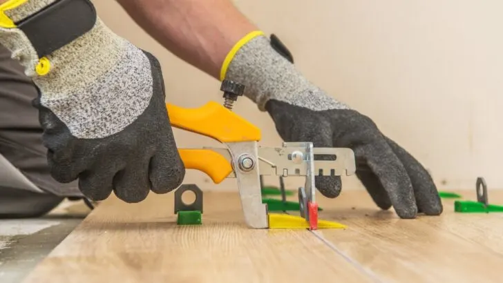 Bathroom Tile Floor installation