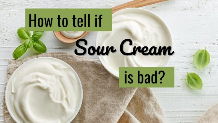 How To Tell If Sour Cream Is Bad?