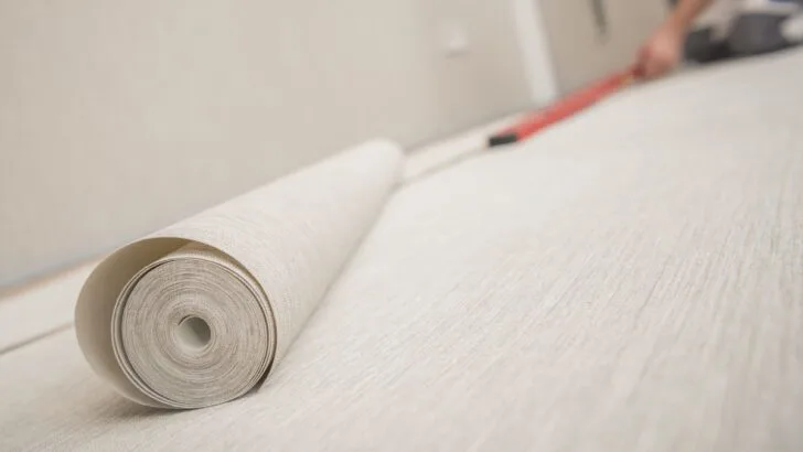 Roll of Modern Vinyl Wallpaper