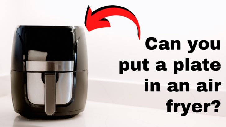 Can You Put a Plate In an Air Fryer?