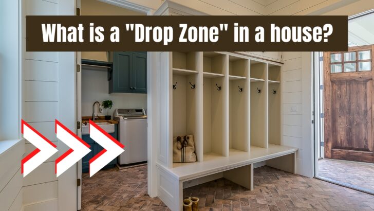 What is a drop zone in a house