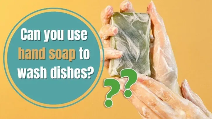 Can You Use Hand Soap To Wash Dishes