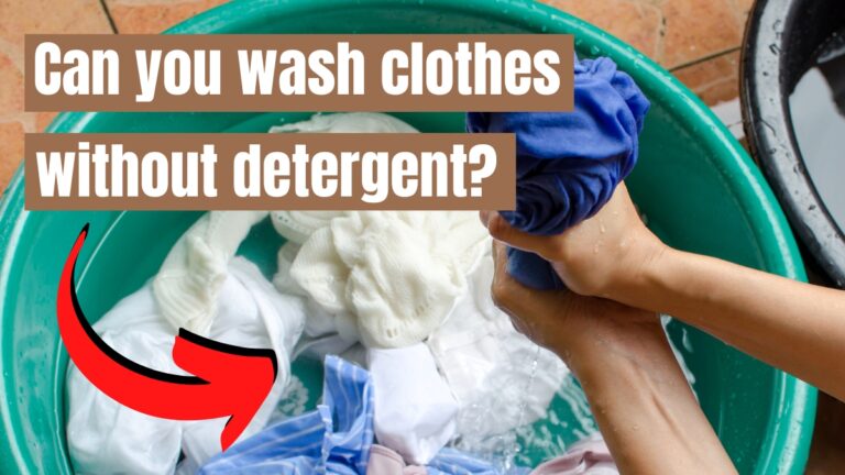 Can You Wash Clothes Without Detergent