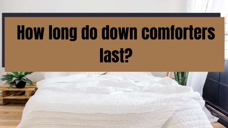 How Long Do Down Comforters Last?